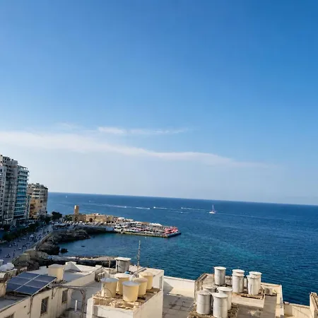 2br Sea View With Terrace & Bbq * Sliema